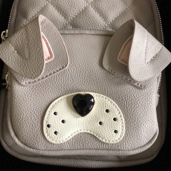 Betsey Johnson Dog Backpack ID/Card Case Box Set - Picture 2 of 11